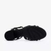 Ezoria-Riemchensandalen für Damen aus schwarzem Leder Ezoria-Riemchensandalen für Damen aus schwarzem Leder