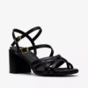 Ezoria-Riemchensandalen für Damen aus schwarzem Leder Ezoria-Riemchensandalen für Damen aus schwarzem Leder