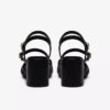 Ezoria-Riemchensandalen für Damen aus schwarzem Leder Ezoria-Riemchensandalen für Damen aus schwarzem Leder