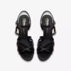 Ezoria-Riemchensandalen für Damen aus schwarzem Leder Ezoria-Riemchensandalen für Damen aus schwarzem Leder