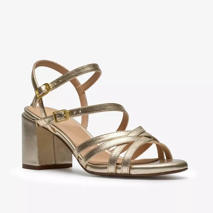 Ezoria Strap Soft Gold Riemchensandalen für Damen Ezoria Strap Soft Gold Riemchensandalen für Damen