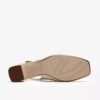 Fernie Sling Schuhe für Damen aus cremefarbenem Leder Fernie Sling Schuhe für Damen aus cremefarbenem Leder