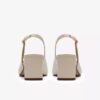 Fernie Sling Schuhe für Damen aus cremefarbenem Leder Fernie Sling Schuhe für Damen aus cremefarbenem Leder