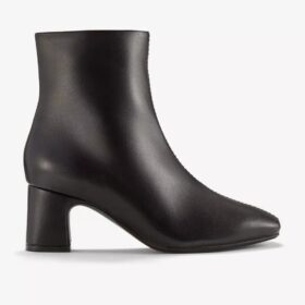 Fernie Zip Damen-Stiefeletten aus schwarzem Leder