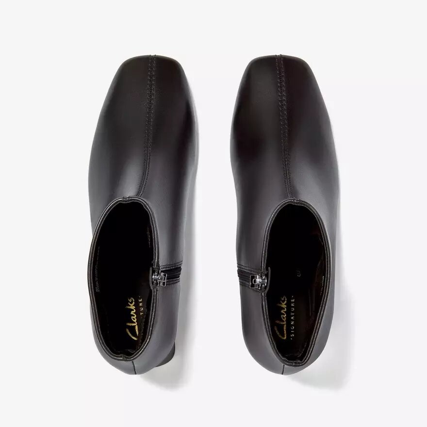 Fernie Zip Damen-Stiefeletten aus schwarzem Leder Fernie Zip Damen-Stiefeletten aus schwarzem Leder