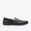 Flexway Step Herren-Loafer aus schwarzem Leder Flexway Step Herren-Loafer aus schwarzem Leder