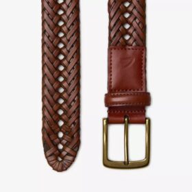 Geflochtener Ledergürtel für Herren