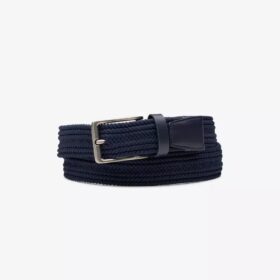 Geflochtener Stoffgürtel – Marineblaue Gürtel für Herren