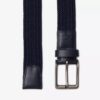 Geflochtener Stoffgürtel – Marineblaue Gürtel für Herren Geflochtener Stoffgürtel – Marineblaue Gürtel für Herren