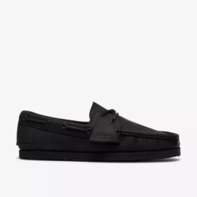 Godney Boat Bootsschuhe aus schwarzem Leder