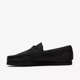 Godney Boat Bootsschuhe aus schwarzem Leder