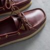 Godney Boat für Damen. Britische Bootsschuhe aus hellbraunem Leder Godney Boat für Damen. Britische Bootsschuhe aus hellbraunem Leder