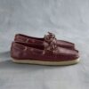 Godney Boat für Damen. Britische Bootsschuhe aus hellbraunem Leder Godney Boat für Damen. Britische Bootsschuhe aus hellbraunem Leder