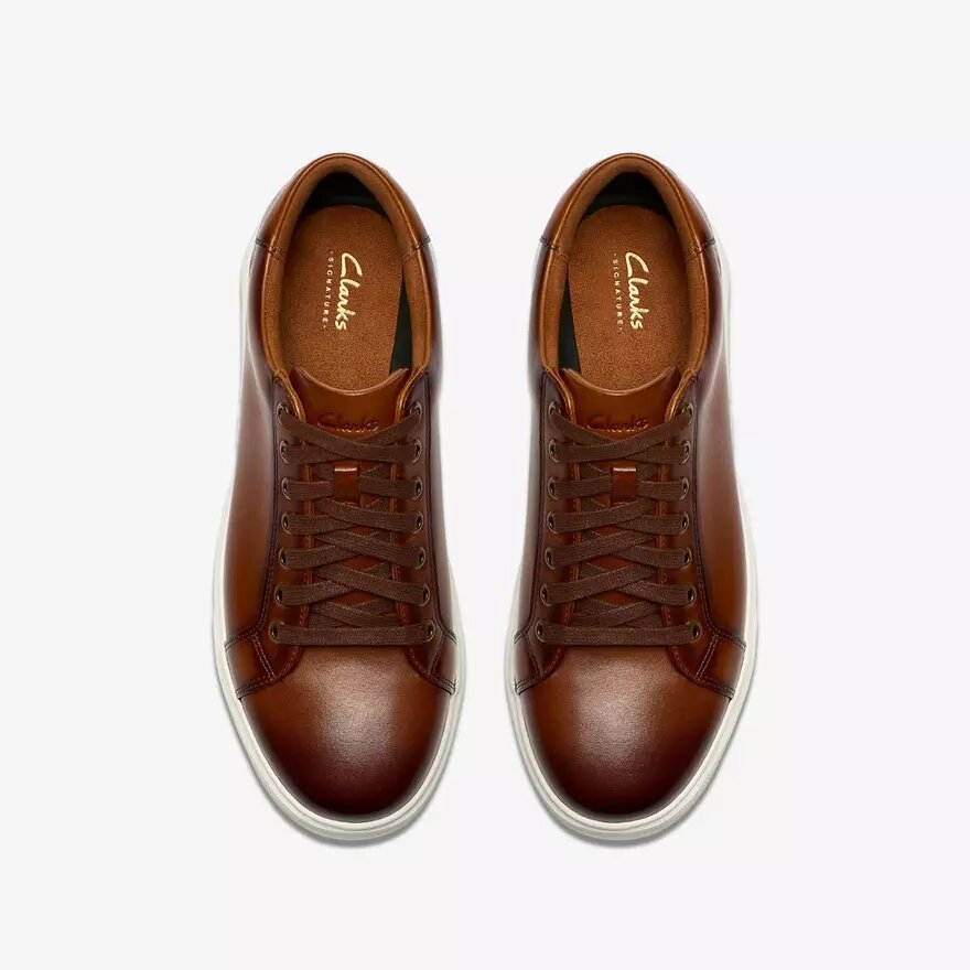 Goswell Tie Herren-Sneaker aus hellbraunem Leder Goswell Tie Herren-Sneaker aus hellbraunem Leder