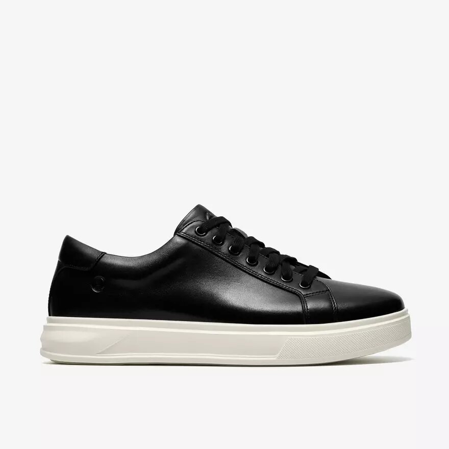 Goswell Tie Herren-Sneaker aus schwarzem Leder Goswell Tie Herren-Sneaker aus schwarzem Leder