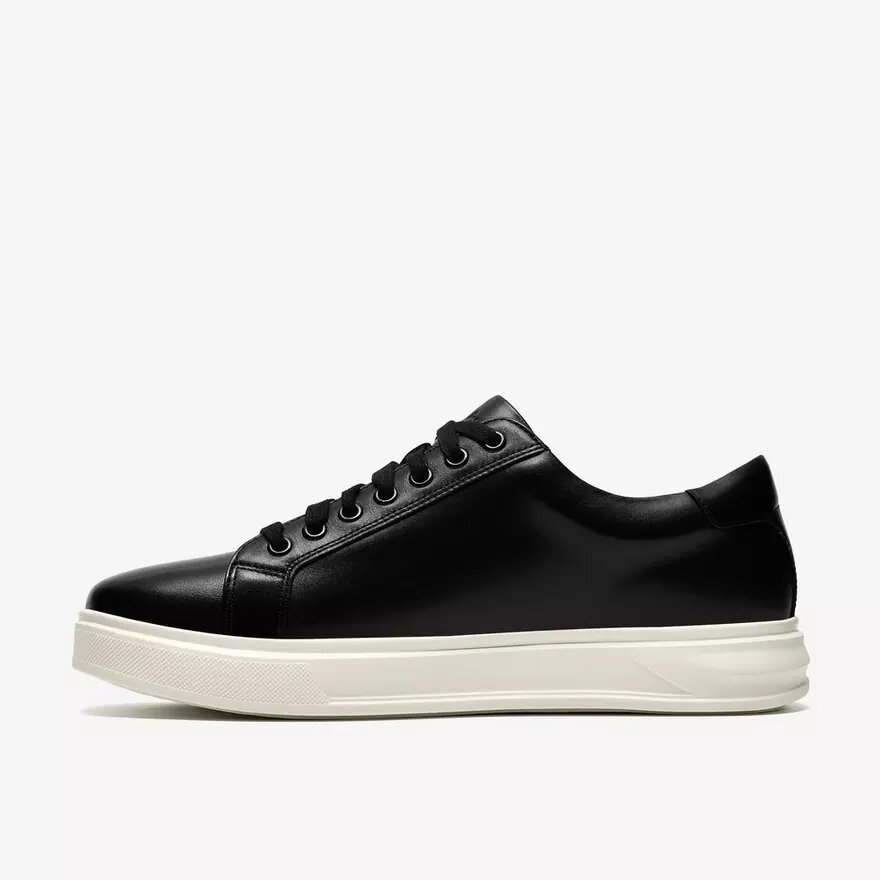 Goswell Tie Herren-Sneaker aus schwarzem Leder Goswell Tie Herren-Sneaker aus schwarzem Leder