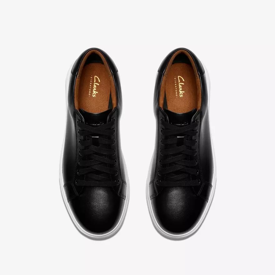 Goswell Tie Herren-Sneaker aus schwarzem Leder Goswell Tie Herren-Sneaker aus schwarzem Leder