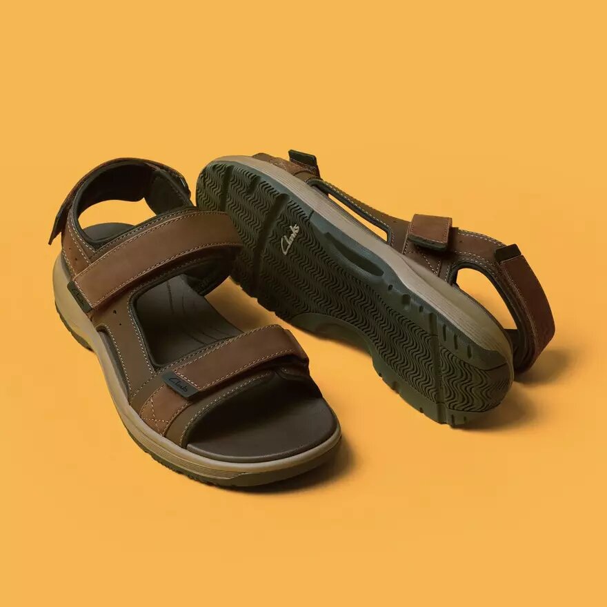 Guideview Trek Herren-Sandalen aus Bienenwachsleder Guideview Trek Herren-Sandalen aus Bienenwachsleder