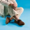 Herren-Bootsschuh „Flexway 2Eye“ aus braunem Nubukleder Herren-Bootsschuh „Flexway 2Eye“ aus braunem Nubukleder