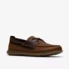 Herren-Bootsschuh „Flexway 2Eye“ aus braunem Nubukleder Herren-Bootsschuh „Flexway 2Eye“ aus braunem Nubukleder