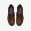 Herren-Bootsschuh „Flexway 2Eye“ aus braunem Nubukleder Herren-Bootsschuh „Flexway 2Eye“ aus braunem Nubukleder