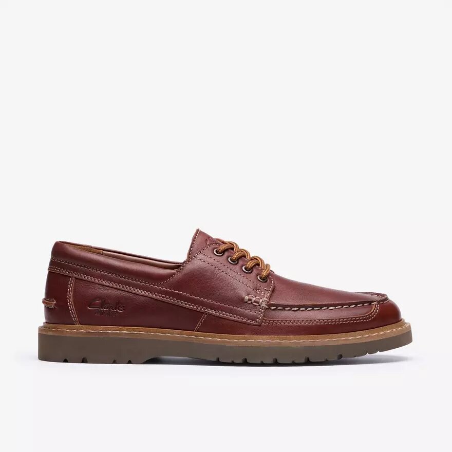 Herren-Bootsschuh „Weltridge Moc“ aus dunkelbraunem Leder Herren-Bootsschuh „Weltridge Moc“ aus dunkelbraunem Leder