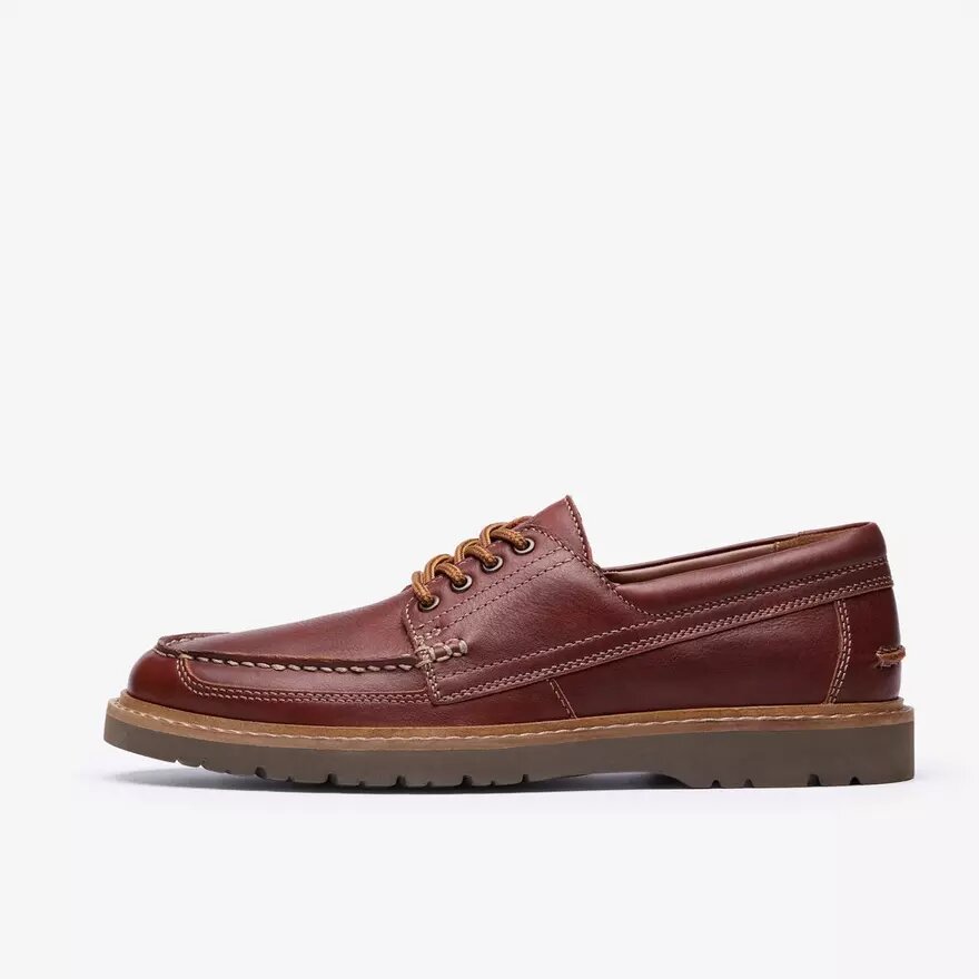 Herren-Bootsschuh „Weltridge Moc“ aus dunkelbraunem Leder Herren-Bootsschuh „Weltridge Moc“ aus dunkelbraunem Leder