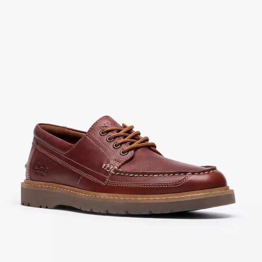 Herren-Bootsschuh „Weltridge Moc“ aus dunkelbraunem Leder Herren-Bootsschuh „Weltridge Moc“ aus dunkelbraunem Leder