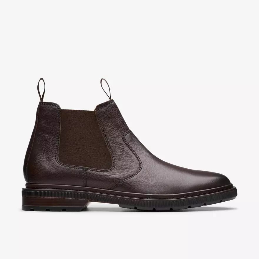 Herren-Chelsea Boots „Burchill up“ aus dunkelbraunem Leder Herren-Chelsea Boots „Burchill up“ aus dunkelbraunem Leder