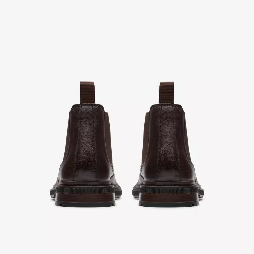 Herren-Chelsea Boots „Burchill up“ aus dunkelbraunem Leder Herren-Chelsea Boots „Burchill up“ aus dunkelbraunem Leder