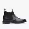 Herren-Chelsea Boots „Burchill Up“ aus schwarzem Leder Herren-Chelsea Boots „Burchill Up“ aus schwarzem Leder