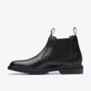 Herren-Chelsea Boots „Burchill Up“ aus schwarzem Leder Herren-Chelsea Boots „Burchill Up“ aus schwarzem Leder