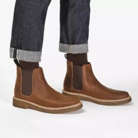 Herren-Chelsea Boots „Clarkdale Easy“ aus Bienenwachsleder