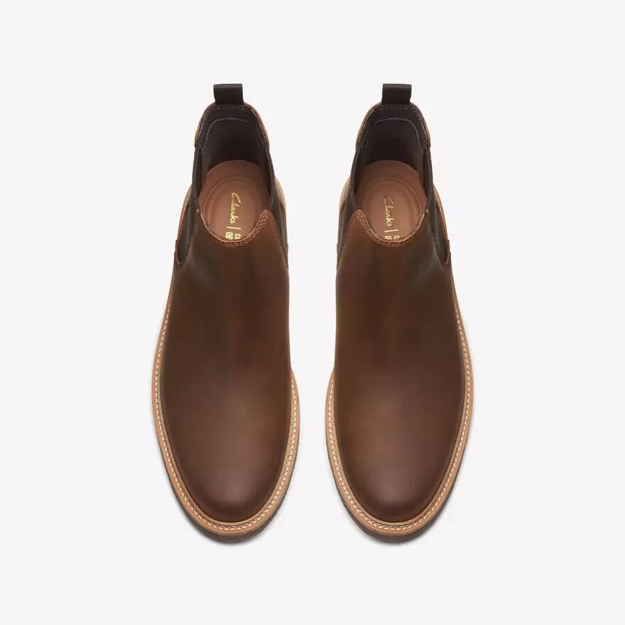 Herren-Chelsea Boots „Clarkdale Easy“ aus Bienenwachsleder Herren-Chelsea Boots „Clarkdale Easy“ aus Bienenwachsleder