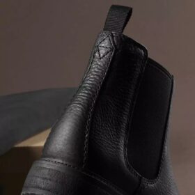 Herren-Chelsea Boots „Clarkdale Easy“ aus schwarzem Leder