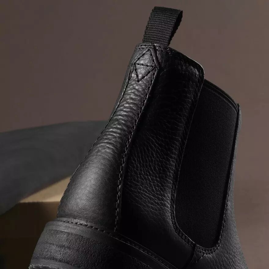 Herren-Chelsea Boots „Clarkdale Easy“ aus schwarzem Leder Herren-Chelsea Boots „Clarkdale Easy“ aus schwarzem Leder