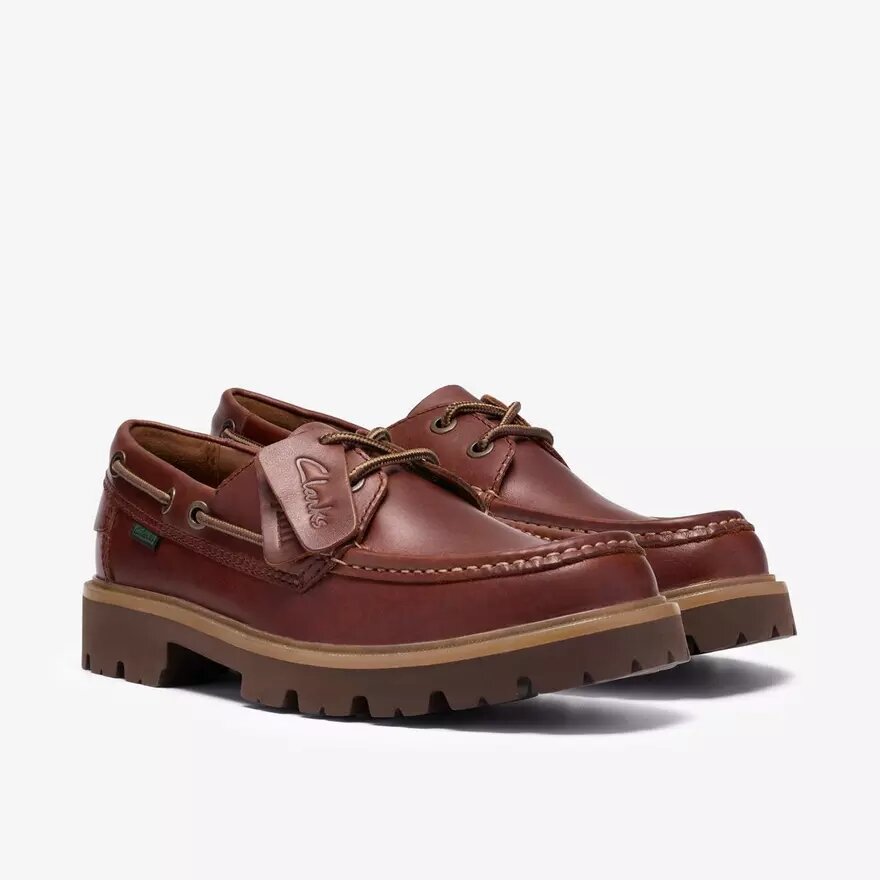 Herren Cleyhill Boat – Brauner Leder-Bootsschuh Herren Cleyhill Boat – Brauner Leder-Bootsschuh