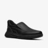 Herren Craftwell Step – Schwarze, getrommelte Slip-On-Schuhe Herren Craftwell Step – Schwarze, getrommelte Slip-On-Schuhe