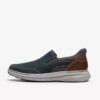 Herren Craftwell Step Slip-On aus marineblauem Leder Herren Craftwell Step Slip-On aus marineblauem Leder