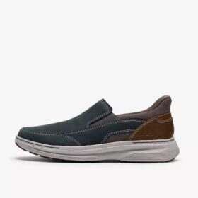 Herren Craftwell Step Slip-On aus marineblauem Leder