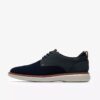 Herren-Derby-Schuh „Brantin Plain“ in Marineblau mit Strickobermaterial Herren-Derby-Schuh „Brantin Plain“ in Marineblau mit Strickobermaterial