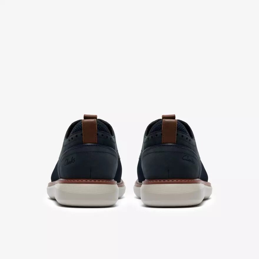 Herren-Derby-Schuh „Brantin Plain“ in Marineblau mit Strickobermaterial Herren-Derby-Schuh „Brantin Plain“ in Marineblau mit Strickobermaterial