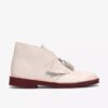 Herren-Desert Boot aus weißem Leder