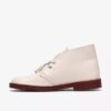 Herren-Desert Boot aus weißem Leder