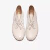 Herren-Desert Boot aus weißem Leder