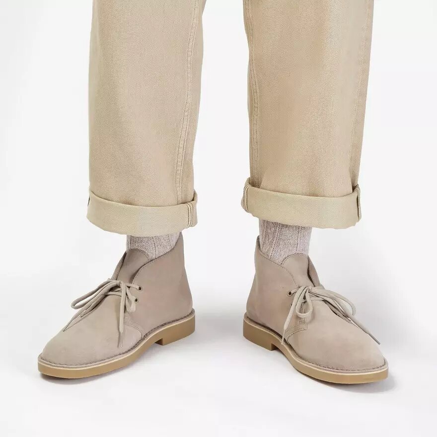 Herren-Desert Boots „Evo“ aus sandfarbenem Wildleder Herren-Desert Boots „Evo“ aus sandfarbenem Wildleder