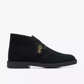 Herren Desert Boots Evo aus schwarzem Wildleder (Chukka)