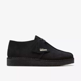 Herren Desert Trek Schuhe aus schwarzem Wildleder (US)