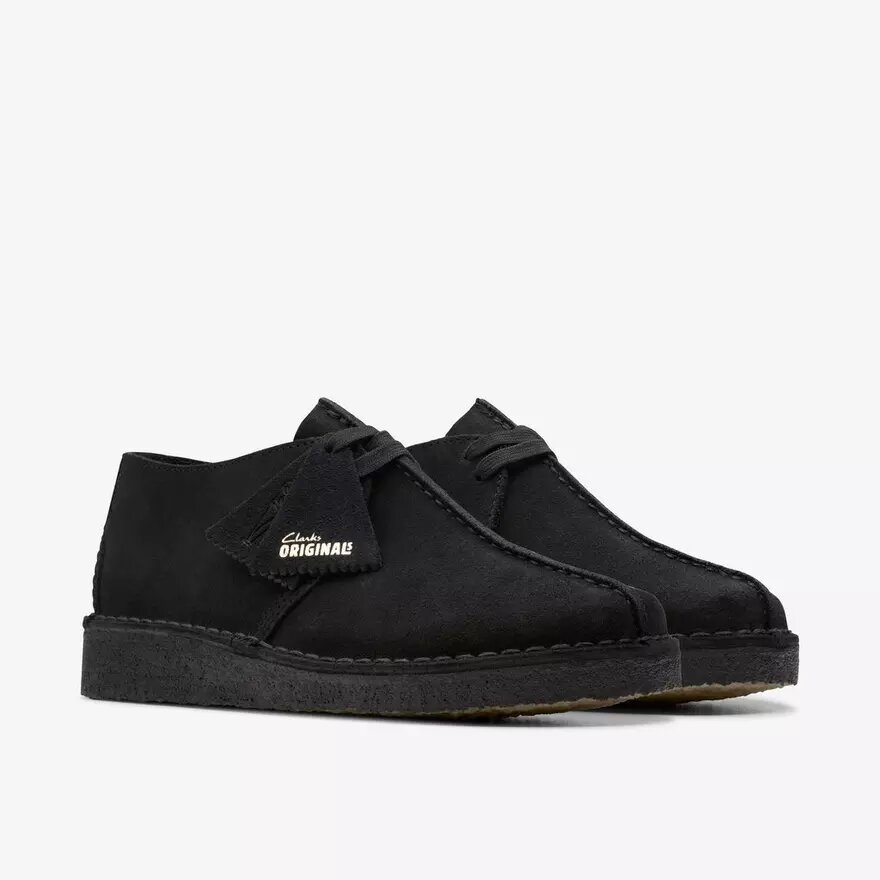 Herren Desert Trek Schuhe aus schwarzem Wildleder (US) Herren Desert Trek Schuhe aus schwarzem Wildleder (US)