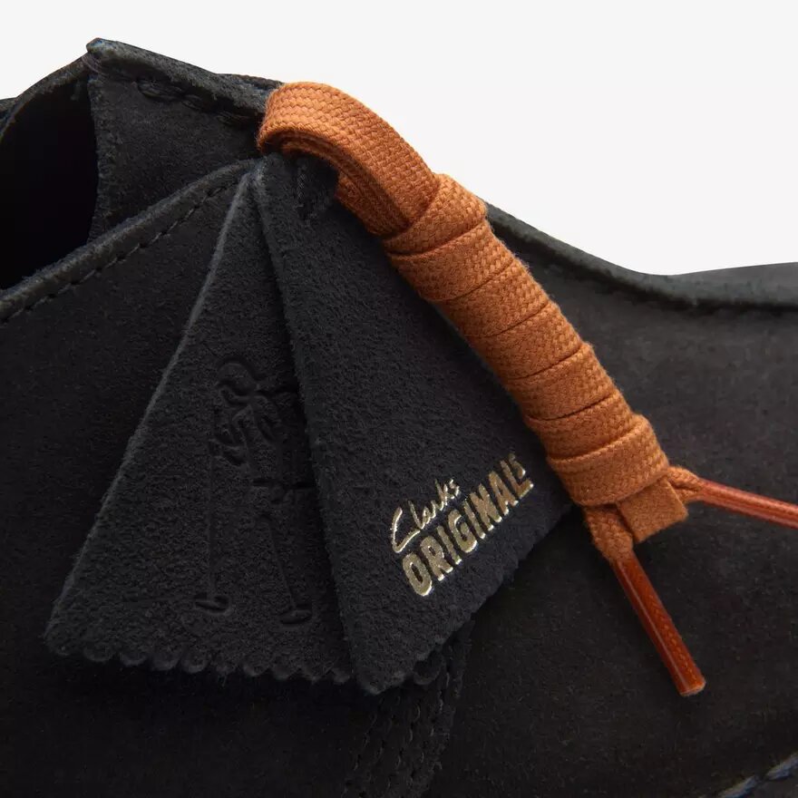 Herren Desert Trek Schuhe aus schwarzem Wildleder (US) Herren Desert Trek Schuhe aus schwarzem Wildleder (US)